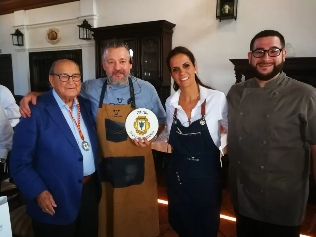 Nuestro chef, Gonzalo Mancera, recibe el premio gastronómico Juan Carlos Alonso 